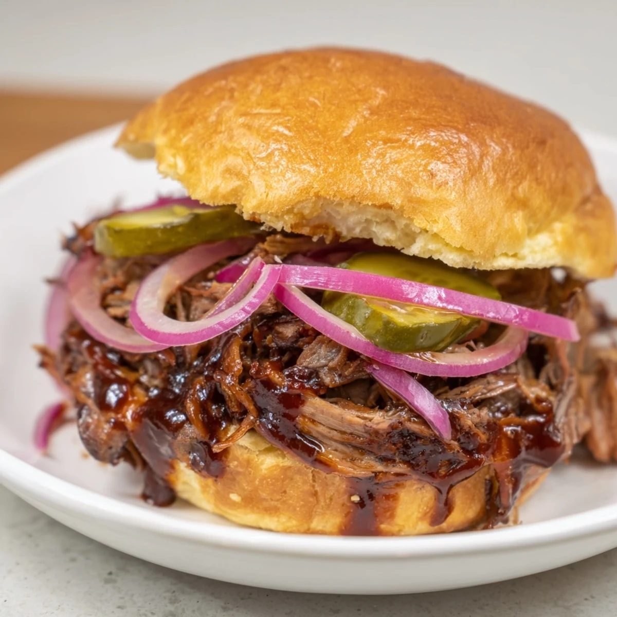 Homemade Pull-Apart Garlic Bread recipe with soft, buttery layers and fresh parsley, perfect for a cozy family dinner side.