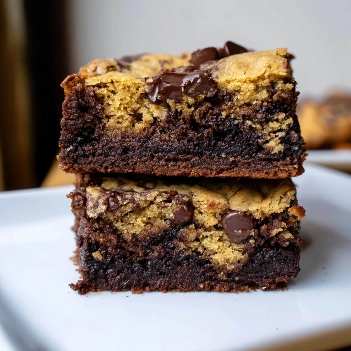 Double Layer Vegan Brookies