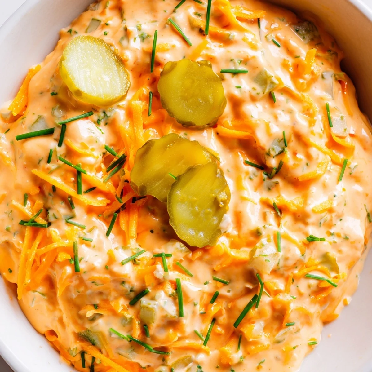 Buffalo Pickle Dip for Game Day