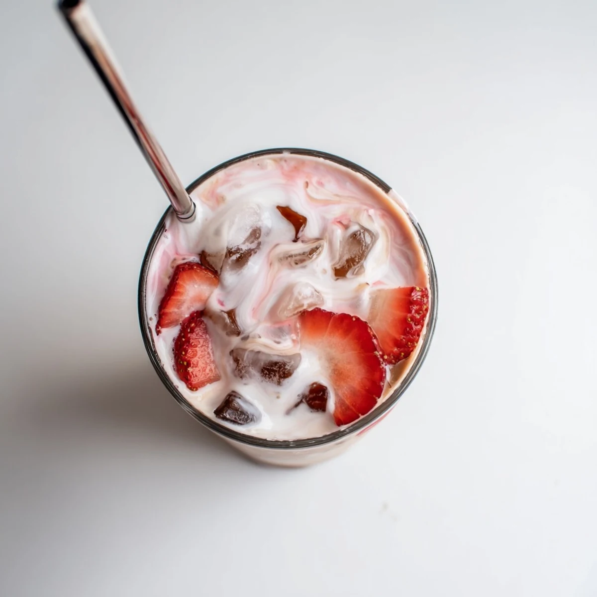 Strawberry Cream Cold Latte