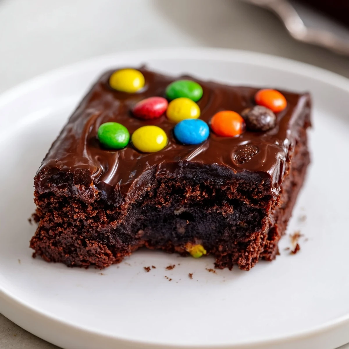 Sliced Gourmet Cosmic Brownies Bars chilling on parchment, ready with cold milk