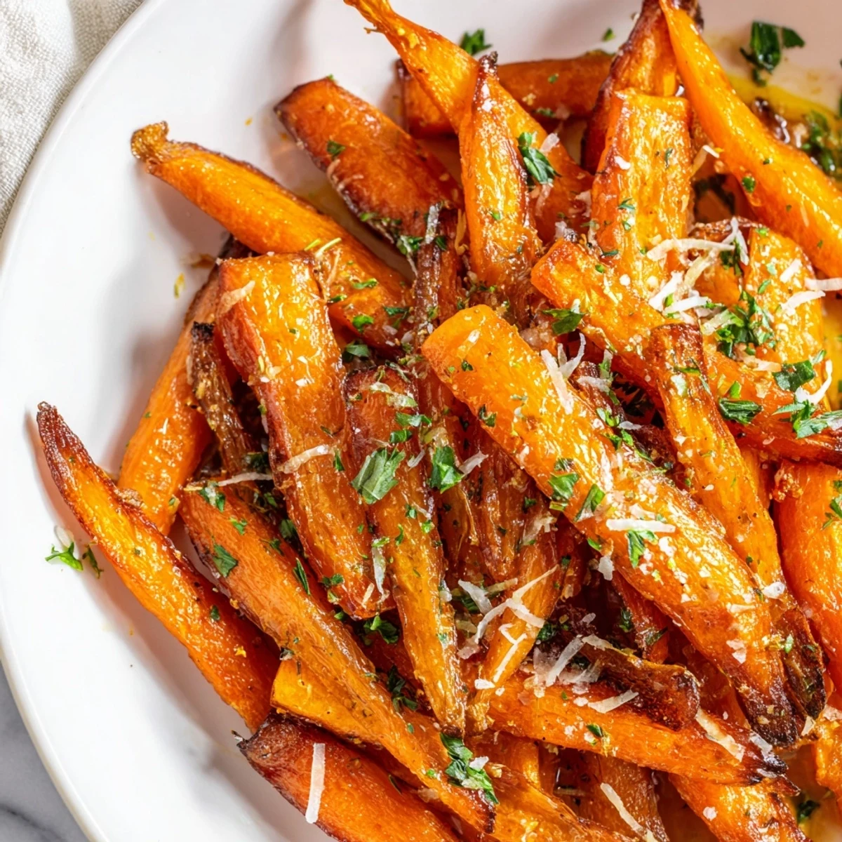 Sheet-pan Crispy Smashed Carrots with smoky paprika, edges crackling and caramelized