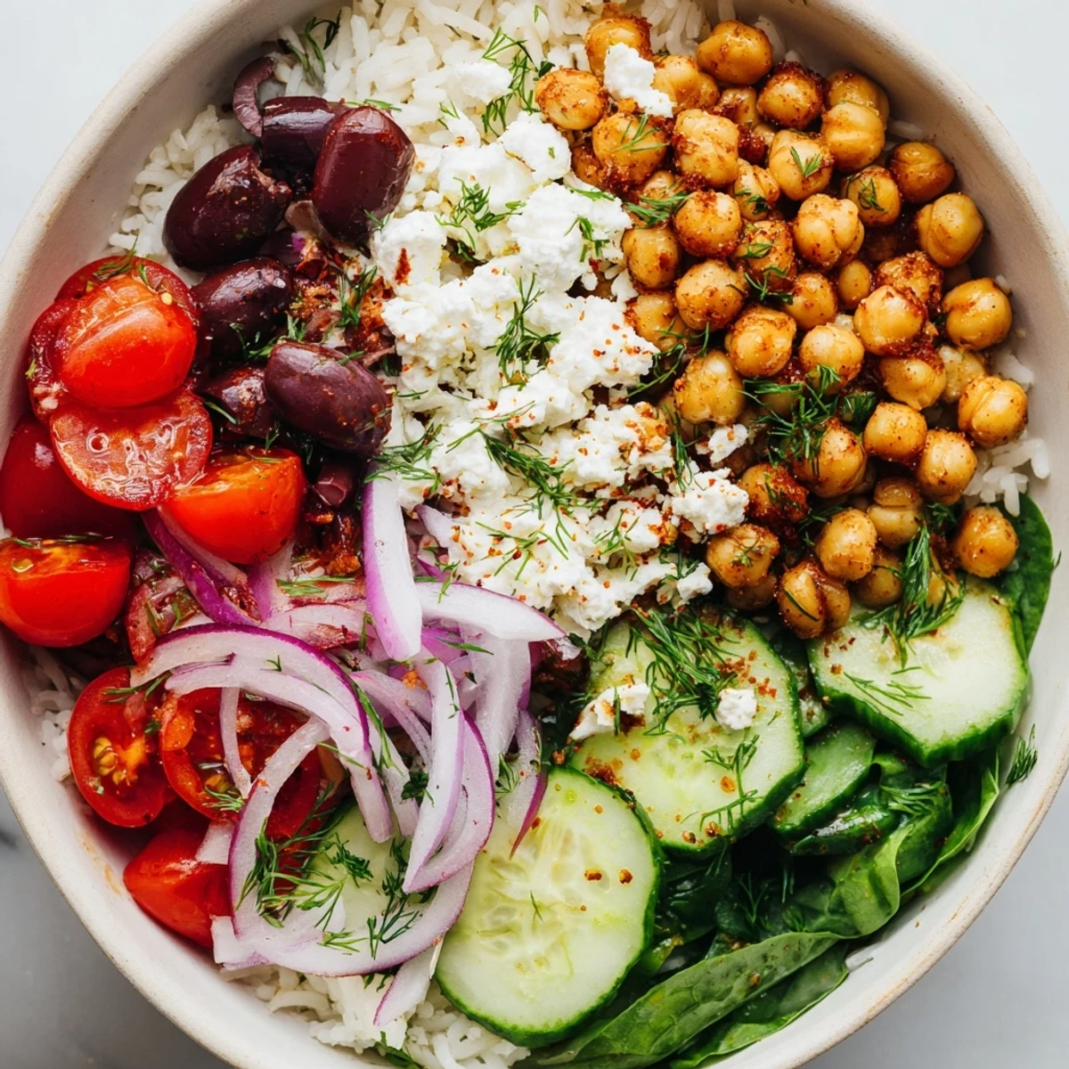 Mediterranean Rice Bowl