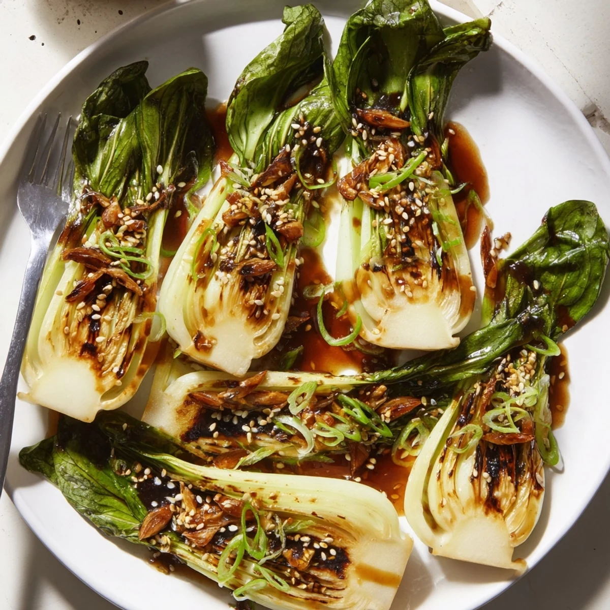 Caramelized Garlic Bok Choy