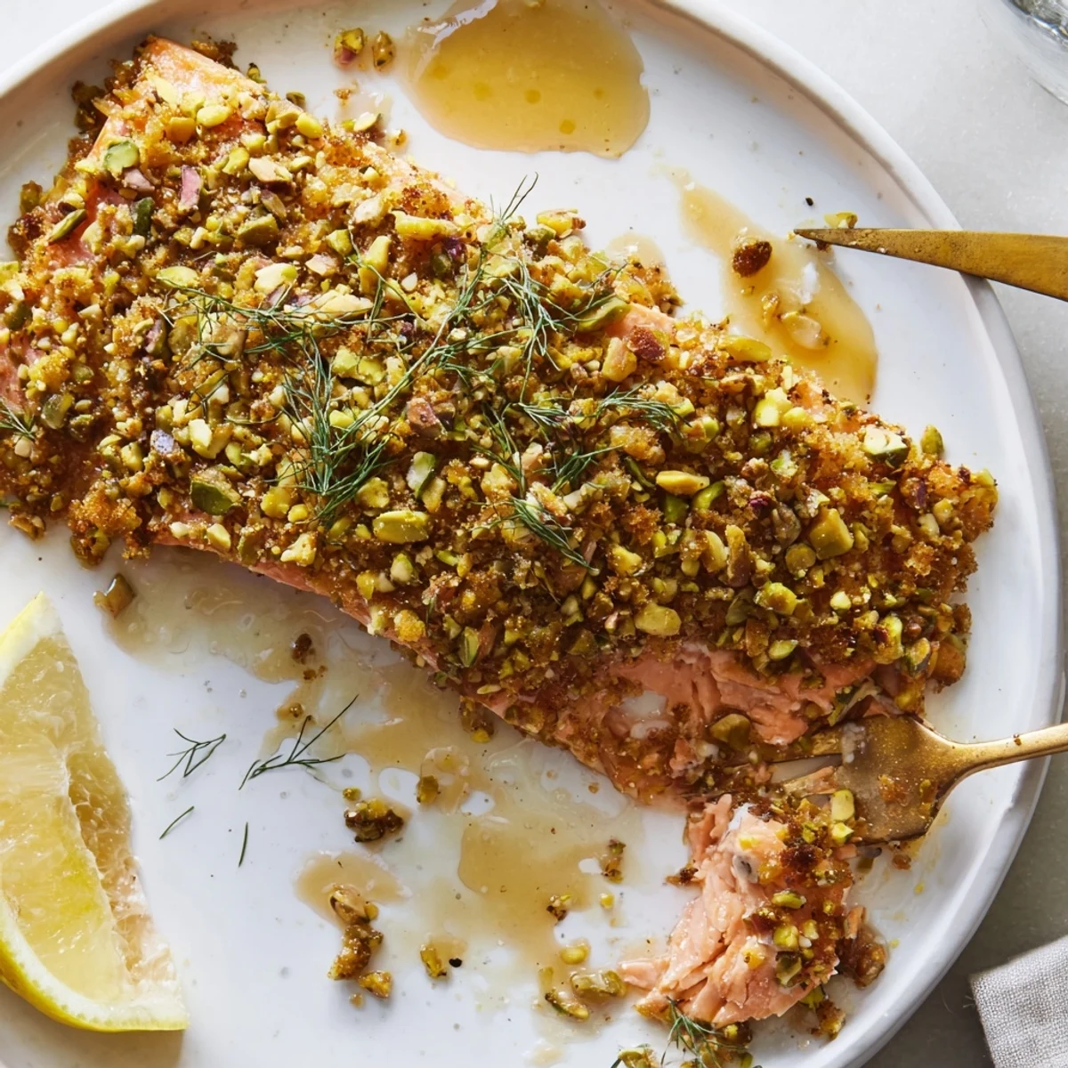 Maple Pistachio Salmon