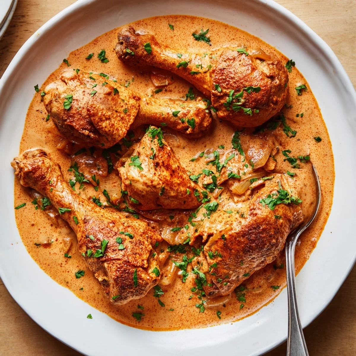 Creamy Paprika Chicken Drumsticks
