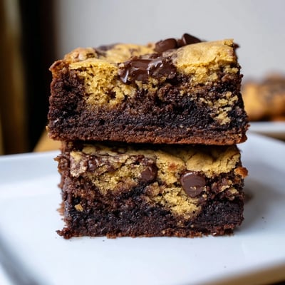 Double Layer Vegan Brookies