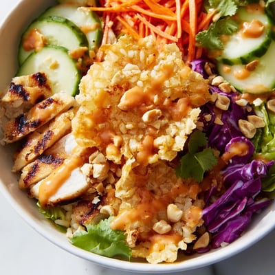 Bang Bang Chicken Crispy Rice