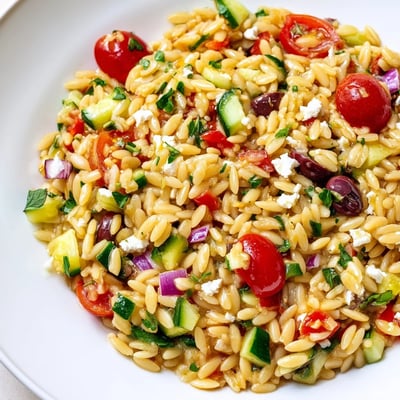 Mediterranean Orzo Pasta Salad